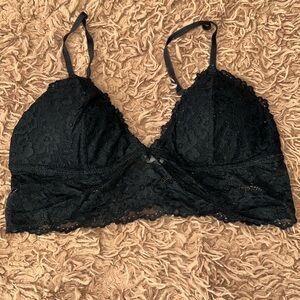 navy blue lace bra